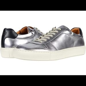New Men’s Hugo Boss Mirage Tennis Sneakers Silver 11/44
